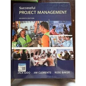 Successful Project Management 7th Edition Gido Clements Baker Hardcover Textbook